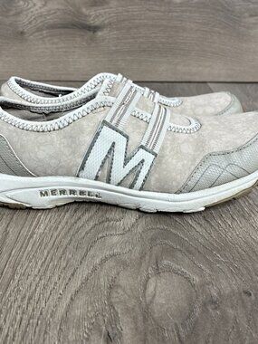 Merrell Barrado Sport Women’s Size 7 Beige Slip-On Shoes Sneakers J73928